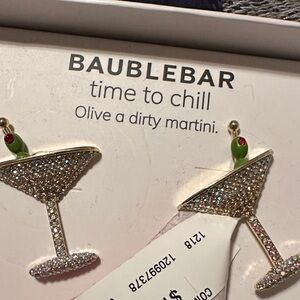 BaubleBar Crystal Martini Earrings